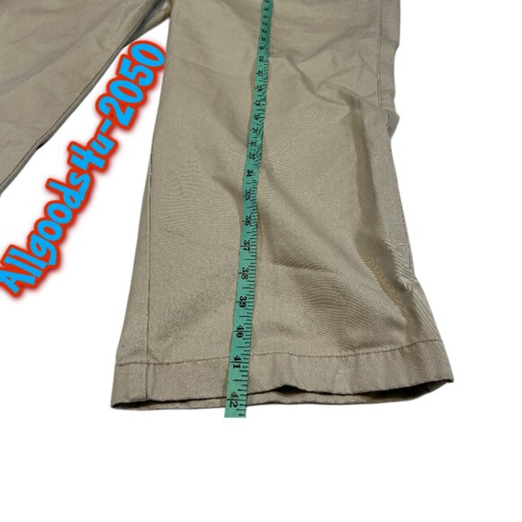 L.L. Bean Khaki Chino Pants Women’s Size 18R Cotton Casual Workwear - Picture 7 of 9